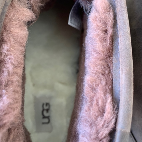 UGG NEUMEL WEATHER 2 GRIZZLY BROWN LEATHER WATEPROOF BOOTS US 13 NIB - Picture 5 of 6